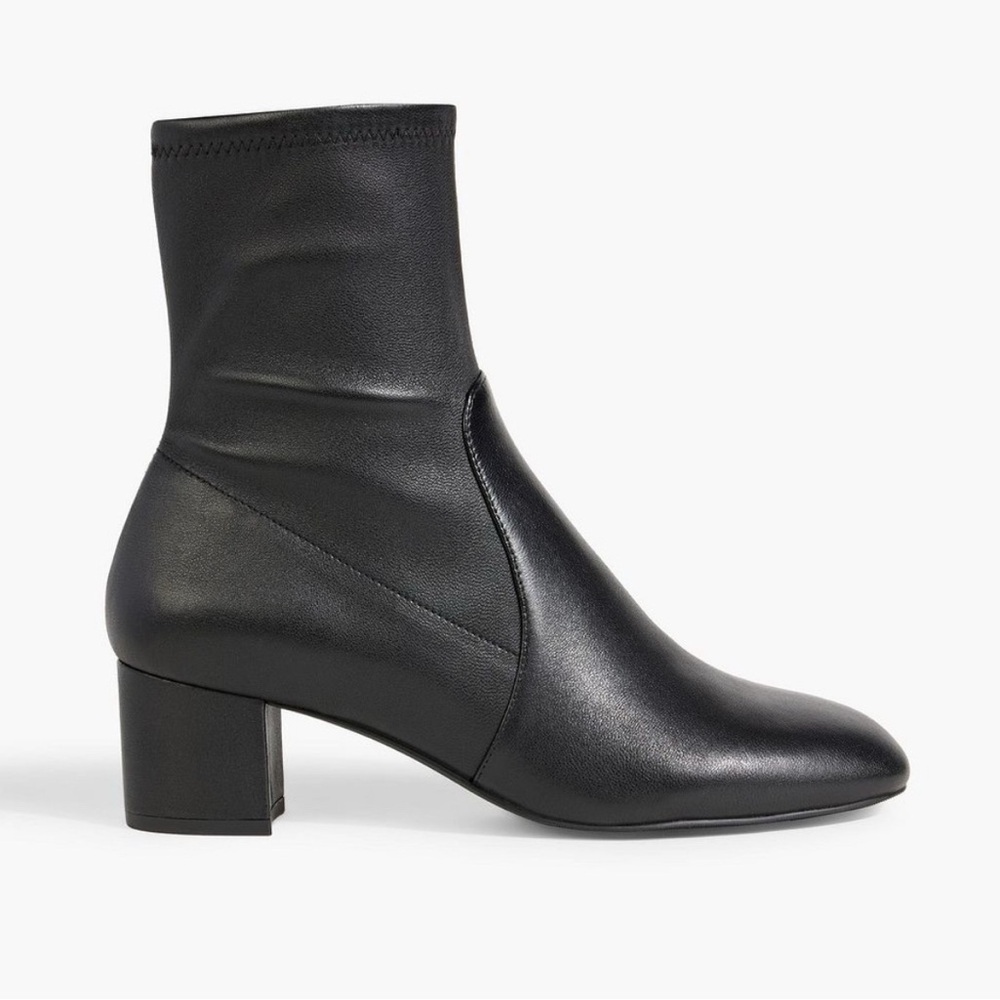 Stuart Weitzmann Sofia Stretch Leather Bootie Size 8 (New without tag)
